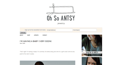 Desktop Screenshot of ohsoantsy.com