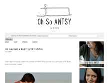 Tablet Screenshot of ohsoantsy.com